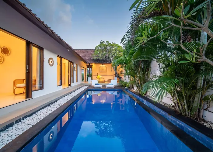 Free Pick-up Balinese Style Tropical Private Pool With 2 Bedrooms Villa *